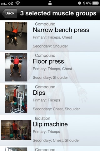 100+ Fitness Exercises screenshot 3