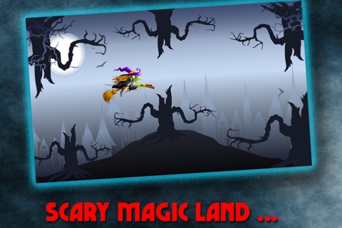 Floppy Witch – Tap tap, flying game, free game for kids, flying city, jumping game screenshot 3