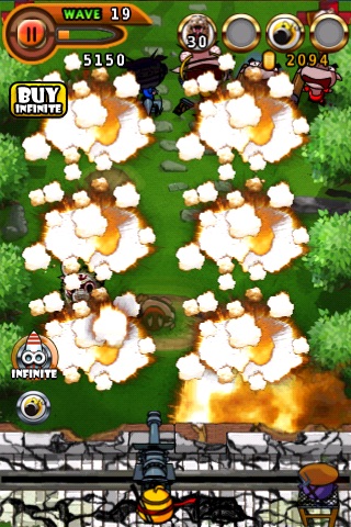 Ninja Chicken 2:shoot'em up screenshot-4