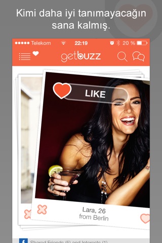 GetBuzz - The famous flirt and dating App for those looking for love or a nice chat screenshot 3