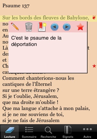 Bible: Livres poétiques screenshot 2
