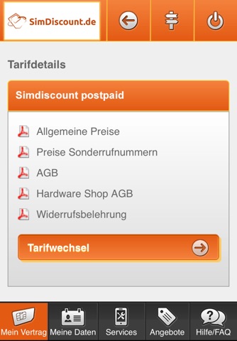 SimDiscount.de Servicewelt screenshot 3