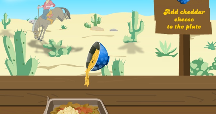 Mexican shells - cooking game