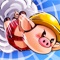 Flying Pigs is a 3D casual game based on a fairy story called “Three little pigs”