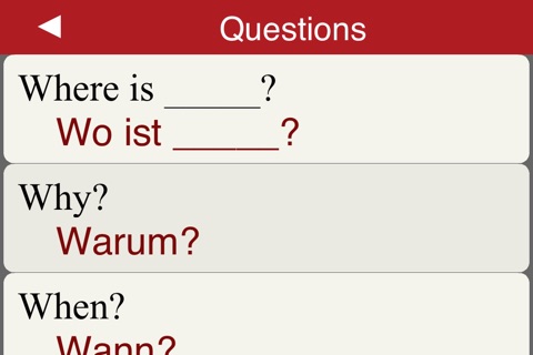 German At A Glance Phrasebook screenshot 3