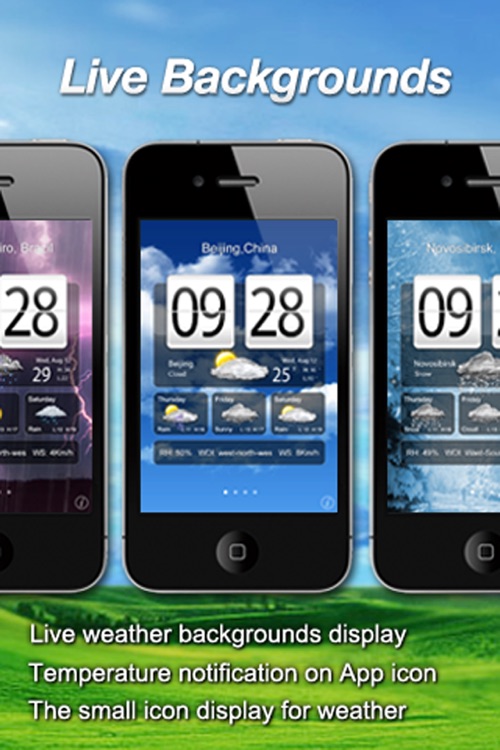 Awesome Live Weather Clock