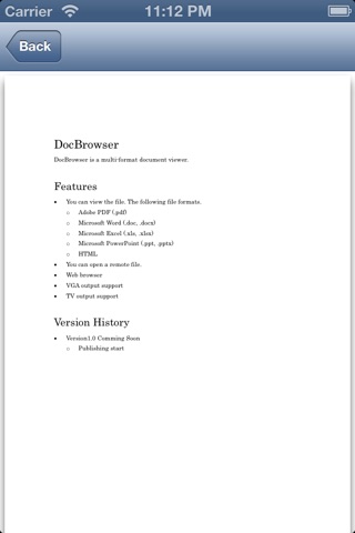 DocBrowserLite screenshot 2