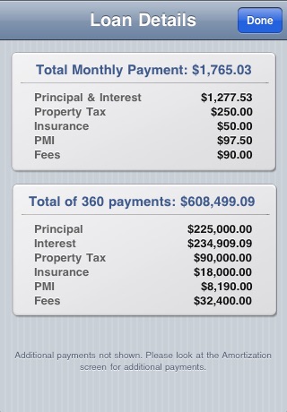 Mortgages Pro screenshot 2