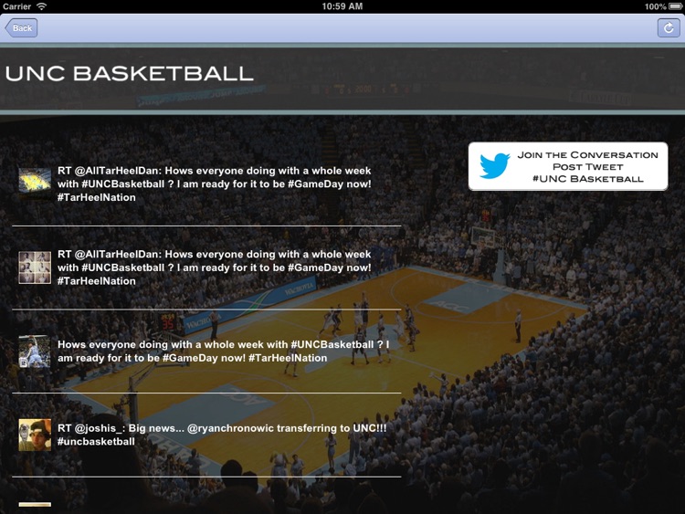 UNC Hoops Fan for iPad screenshot-3