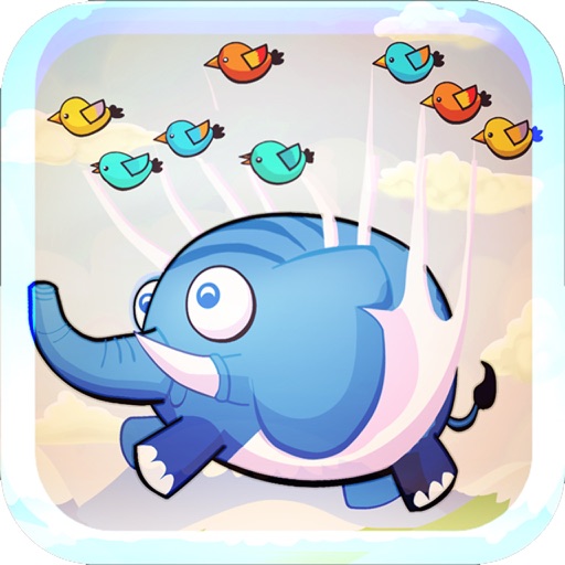 Tiny Birds and Elephant icon