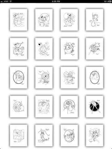 Mutasia Coloring Book for Kids screenshot 2