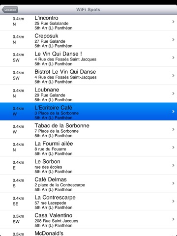 Paris Free WiFi for iPad screenshot 2