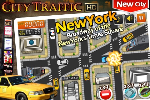 City Traffic HD: Control Traffics in 6 Cities! screenshot 3