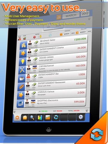 Expenses Under Control HD screenshot 2