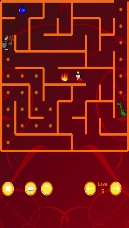Dragon and Knight Maze (save the princess) screenshot-1