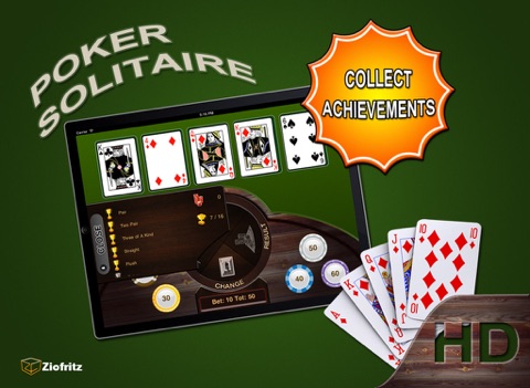 Old School Poker Solitaire screenshot 2