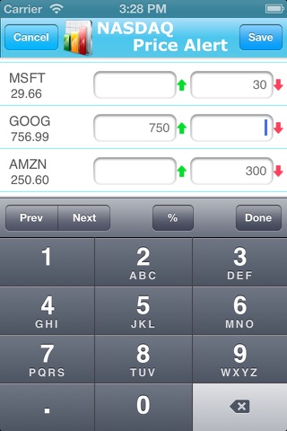Nasdaq Price Alert Free screenshot 2
