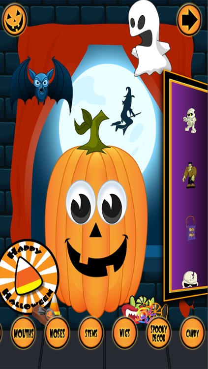 Happy Halloween Pumpkin Maker FREE screenshot-3