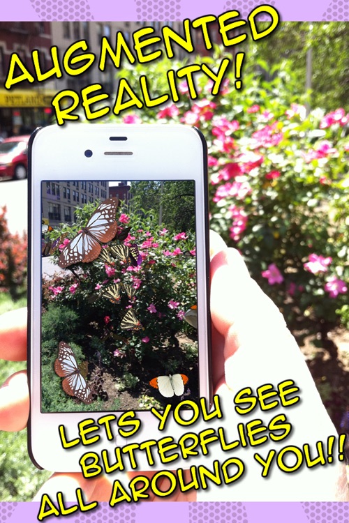 Butterfly Fingers! with Augmented Reality FREE