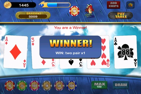 Video Poker Dragon screenshot 3