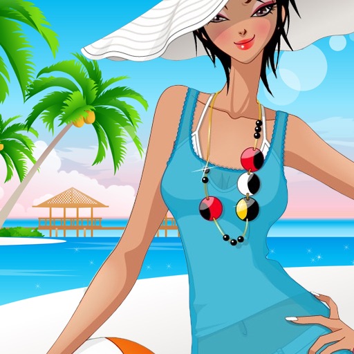 Beach Fashion Lite - Dress up and Makeup Game Icon