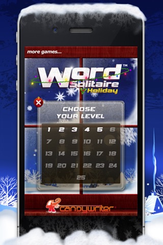 Word Solitaire: Holiday screenshot 2