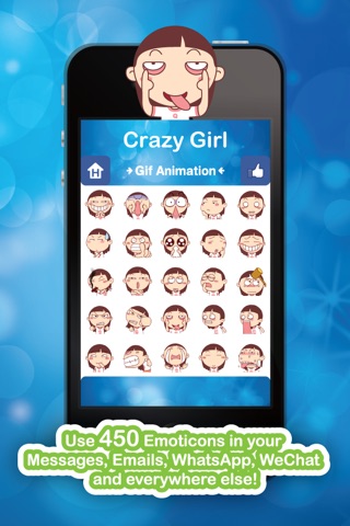 Cute Emoticons for LINE - Free Version screenshot 3