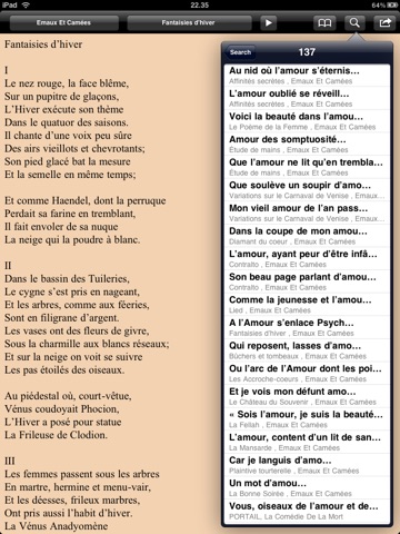 Gautier: Recueils poétiques for iPad screenshot 4