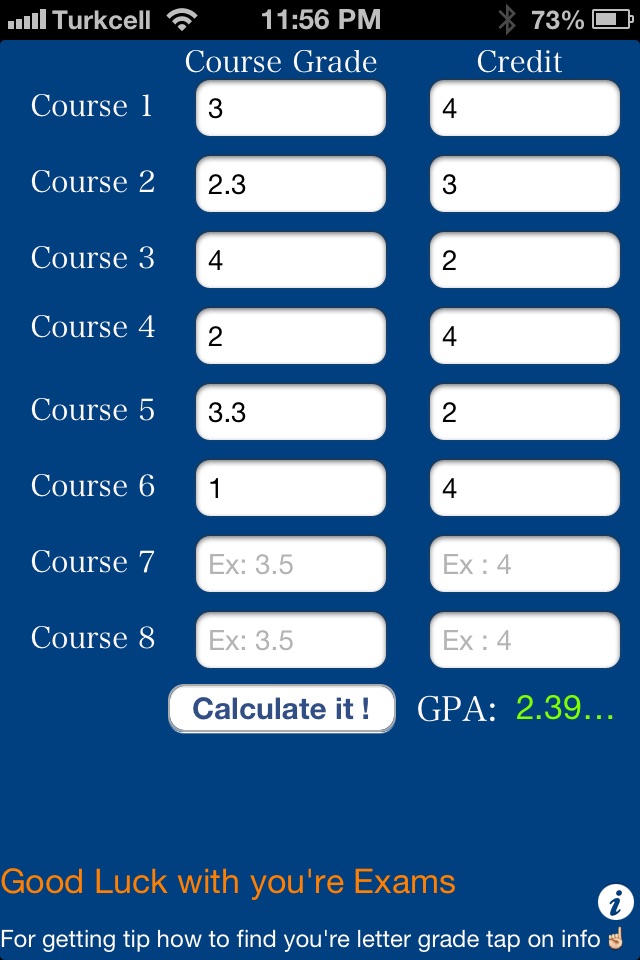 GPA Calculator USA screenshot 3