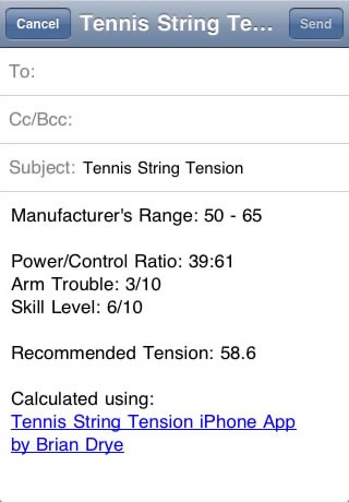 Tennis String Tension screenshot 2