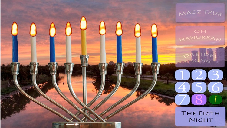 Menorah HD - Hebrew Maoz Tzur prayers and traditional songs