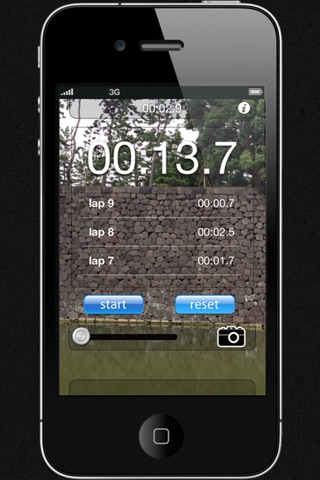Transparent Stopwatch screenshot 3