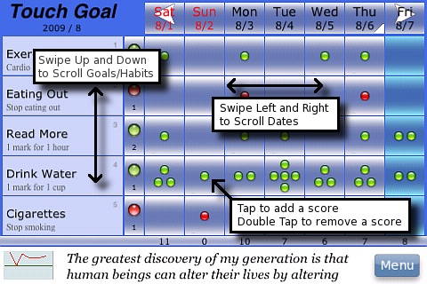 Touch Goal Lite (Goals/Habits Tracker) - Manage Your Everyday Life
