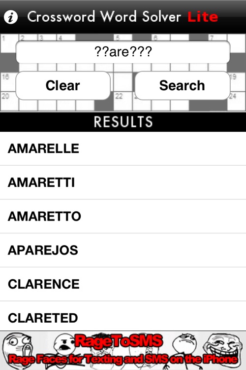 Crossword Word Solver Lite