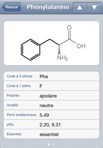 iAmino - Amino Acids screenshot 2