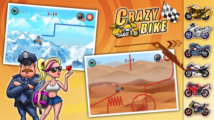 Crazy Bike - Racing games