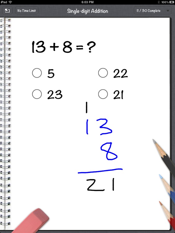 ScribbleMath Addition