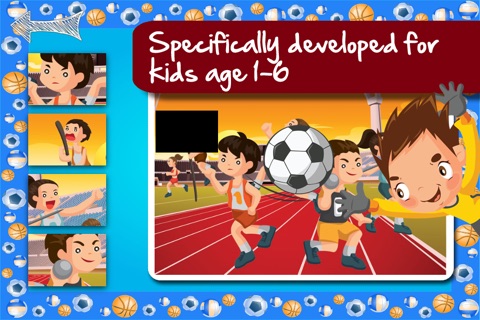Shape Game Sports Cartoon for kids screenshot 2