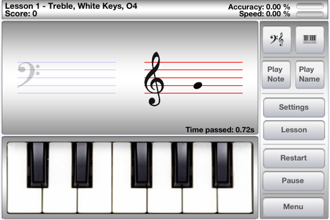 iLovePiano Free - Learn to play piano notes with interactive training lessons screenshot 3