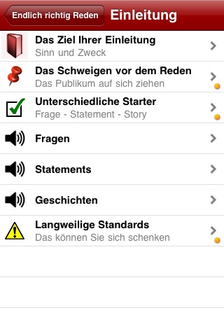 RedeApp - Endlich richtig Reden screenshot 3