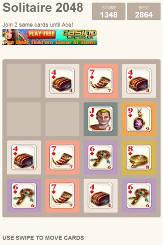 Solitaire 2048 screenshot 2