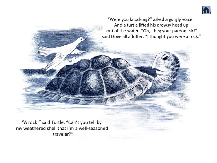 The Turtle And the Dove: A classic story for kids about friendship, separation and beautiful re-unions by the author of Corduroy, Don Freeman. A perfect bedtime tale. (iPad Lite version, by Auryn Apps)