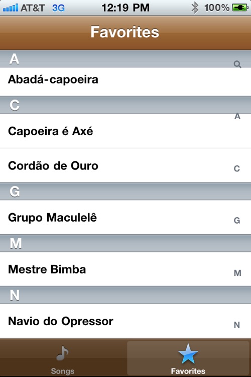 Capoeira Songs