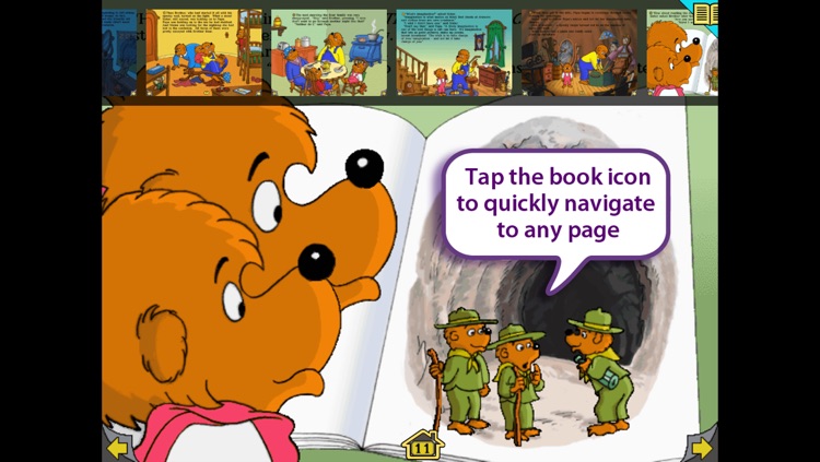 In The Dark, Berenstain Bears – Wanderful interactive storybook in English