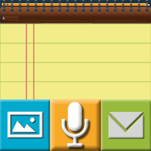 Notepad With Auto Voice Recorder And Camera iOS App