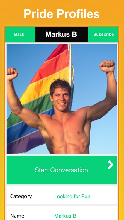 Pride - Gay, same sex, bi, social network to chat and meet guys