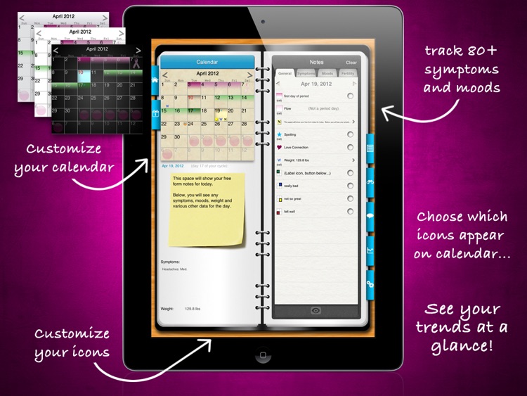 iPeriod Ultimate for iPad - Period Tracker / Menstrual Calendar