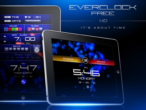 Everclock HD Free :: Alarm Clock screenshot 3