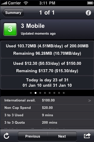 3 Mobile compatible Phone Usage screenshot 4