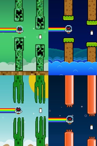 Flappy Rainbow Cat screenshot 2